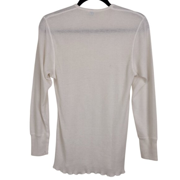 Vintage JOCKEY Thermal Rib Knit Crewneck Base Layer Undershirt Unisex medium - Picture 6 of 7